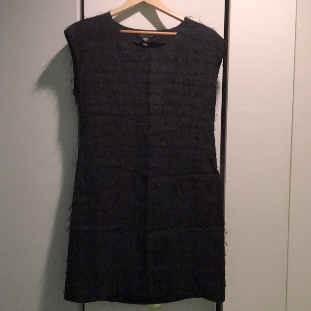Kenneth Cole black sleeveless cocktail mini dress